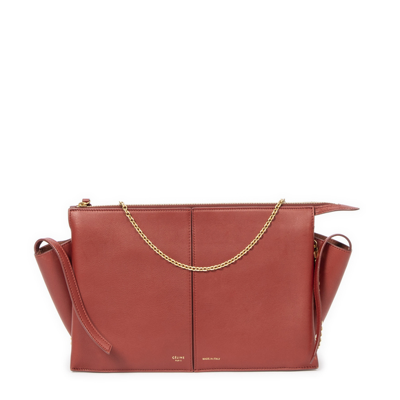 Celine Trifold Clutch on Chain - Picture 1 of 9